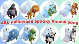ABC Halloween Spooky Animal Song 👻 Ghost Chase Sounds A-Z for Kids | Neigh Neigh TV Nursery Rhymes