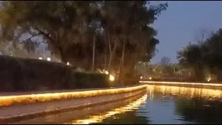 Peaceful night view at the City Park