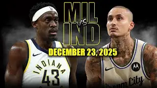 Milwaukee Bucks vs Indiana Pacers Full Game Highlights – December 23, 2025 | NBA Season