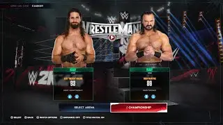 CASKET MATCH SETH FREAKIN ROLLINS VS DREW MCINTYRE WRESTLEMANIA 40 WWE 2K24 | TR Gamer