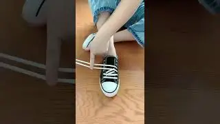 How to Lace Your Low Sneakers That Look Like Converse #shoelacetying #converseshoes #converse