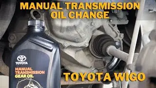 How to change manual transmission oil for Toyota Wigo