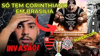 INVAS&Atilde;O CORINTHIANA! Torcida do CORINTHIANS em Bras&iacute;lia surpreende!