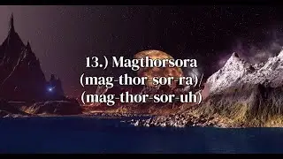 26 Invented Sci-Fi & Fantasy Names: VID29