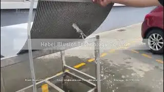 Pressure screen: 50 microns wedge wire sieve bend pressure screen for starch industry