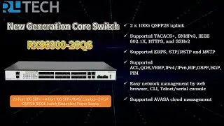 RLTECH 100GE Core Switch RXS6300-26QS