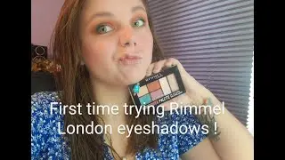 Trying Rimmel London eyeshadows for the 1st time! 1st impressions on the Pioneer Mini Power Palette