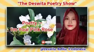 The Poetry Radio Show Poet Roshan You Tube Show. Poetry: I'm Your Pink Rose.