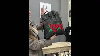 Сумка-вишиванка VUHOVSKA living bag з маками #bag #fashion #vintage #handbags #shopping #style