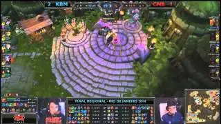 Minerva Quadra Kill vs CNB - Final CBLOL 2014 RJ