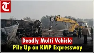 2 killed as multi-vehicle pile-up sparks fire on Kundli-Manesar-Palwal Expressway