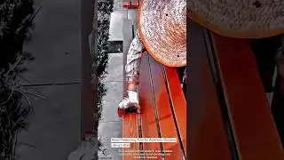 Wood Patterning Tool for Aesthetic Outdoor Bench Work