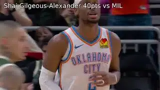 Shai Gilgeous-Alexander HIGHLIGHTS 40pts vs MIL - January 22, 2026