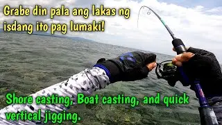 Light Ep.6|P1| Dayo tayo sa isla! Shore Casting, boat casting & jigging| Fishing in the Philippines