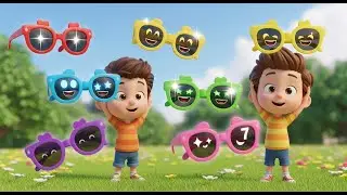 Sete Pequenos Óculos de Sol de Brinquedo | Rimas e Canções Infantis
