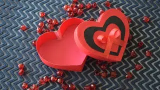 How to make a Heart Shaped paper Gift Box |paper craft ideas |parul pawar