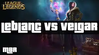 Wicked LeBlanc Vs Veigar Mid Lane - League of Legends Gameplay - HD