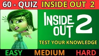 Inside Out 2 Quiz On Movie - Quiz Inside Out 2024 - How well do you know Inside Out 2? - World Quiz