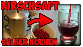 Making Homemade Cherry Juice / How to Steam Juice / DIY Cherry Juice / Juicing with a Steam Juicer