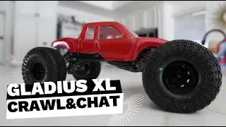 Crawl and Chat - SCX24 Gladius XL on the Indoor Course