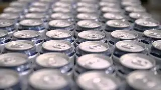 Six pack ring machine. Photodegradable, recyclable, minimal packaging.