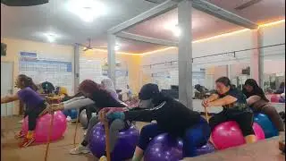 Senam BL dengan Balon dan Tongkat