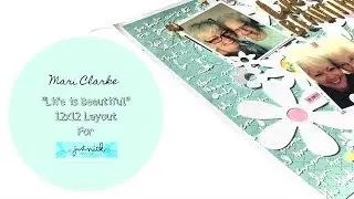 12x12 Scrapbooking Layout for JustNick Studio