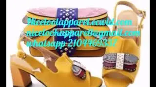 African Special Design Ladies Shoes and Bag Set Khaki Color Italian,Matching Bags Comfortable Heels