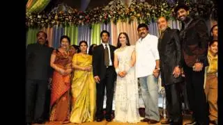 Mega star Chiranjeevi at actress Sridevi wedding Manjula and Vijay Kumar daughter