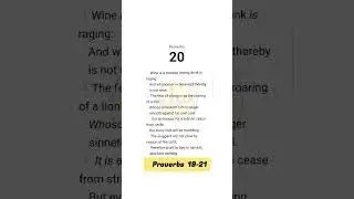Day 159 📖 PROVERBS 19-21#j365 #bible #ot #proverbs #kjv