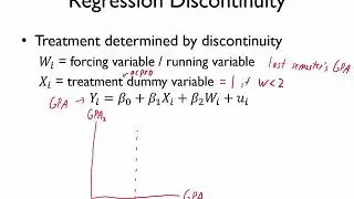 Quasi-experiments: regression discontinuity
