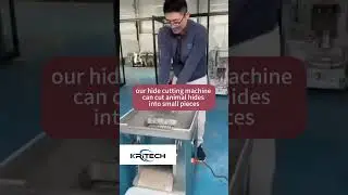 Hide Cutting Machine &mdash; Fast, Safe Conversion from Panels to Strips #machine