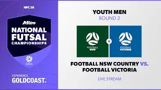 NSW Country vs. Victoria | R2 Youth Men | 2026 Mitre National Futsal Championships