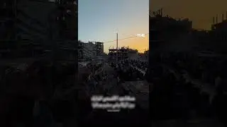 Palestinians in Jabalia, Gaza perform Eid Prayer amidst the rubble