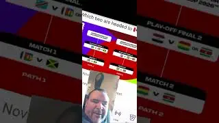 Intercontinental WC playoffs thaughts.....