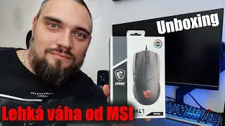 Unboxing MSI Clutch GM41 Light Weight | Ultra lehk&aacute; my&scaron; za super pen&iacute;ze