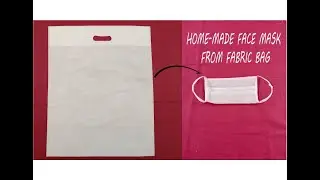 Tutorial ! ! ! How to make 2 ply Face Mask using Fabric Carry Bag - Quode Rituals