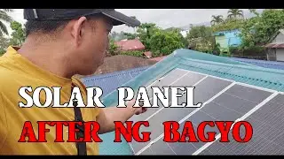 SOLAR PANEL , MALAKING TULONG KAPAG MAY BAGYO AT WALANG POWER.