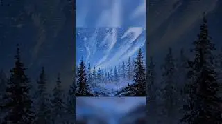 Northern Lights Oil Painting | Easy Step-by-Step for Beginners