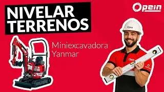 📢 Como nivelar el terreno con miniexcavadora 👷 | Opein