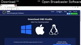 Open Broadcaster Software Download