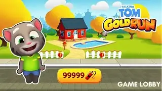 Talking Tom Gold Run Gameplay - Randomly Unlock Hyper Tom - Android full screen