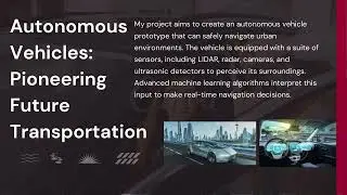 BCM325- Beta Presentation Autonomous Vehicles Pioneering Future Transportation