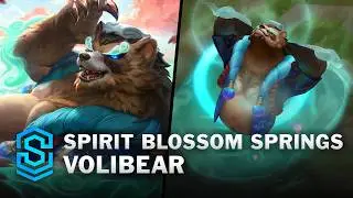 Spirit Blossom Springs Volibear Skin Spotlight - Pre-Release - PBE Preview - League of Legends