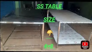 SS table making  table steel how to make center tablE  #model city vlog