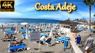 TENERIFE - COSTA ADEJE | What is the Atmosphere like Now? 🧐 WalkingTour 4K ● 22°C ● March 2023