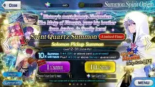Can I get Merlin with 685 Quartzs? | Fate/Grand Order| Solomon Summon