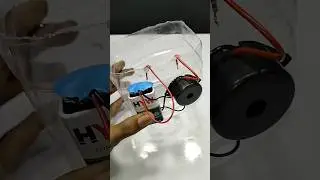 Homemade water alarm with battery #shorts