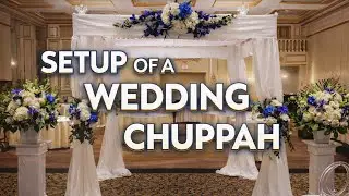 Creating a Wedding Chuppah Canopy | On-Site Ceremony Setup