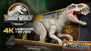 НОВАЯ игрушка Jurassic World Camouflage 'N Battle Indominus Rex: распаковка и обзор 4K / collectj...